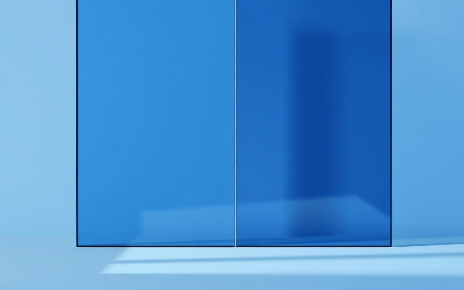 Calm abstract wave of soft light across a neutral surface